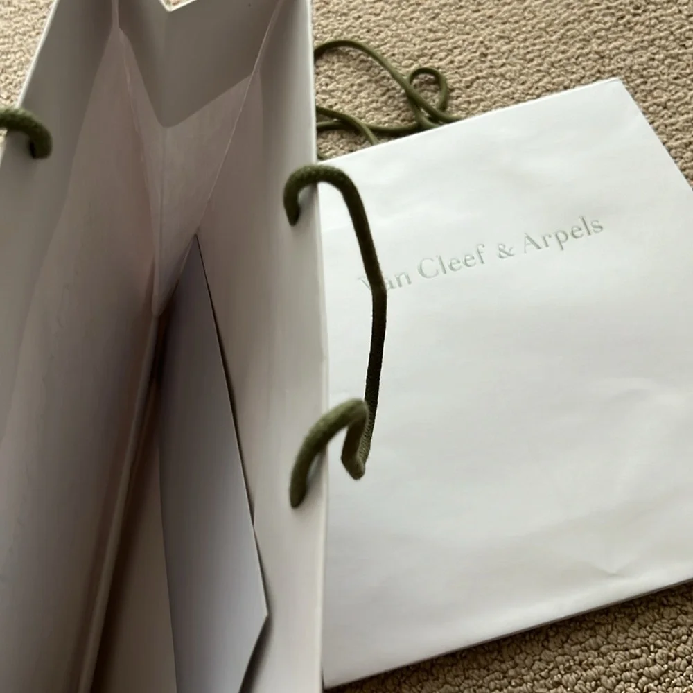 Set of 2 - VCA Van Cleef & Arpels shopping bag - Picture 7 of 12